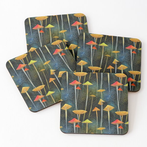 Item preview, Hypnotic Fungi Tiles designed and sold by mi-kam.