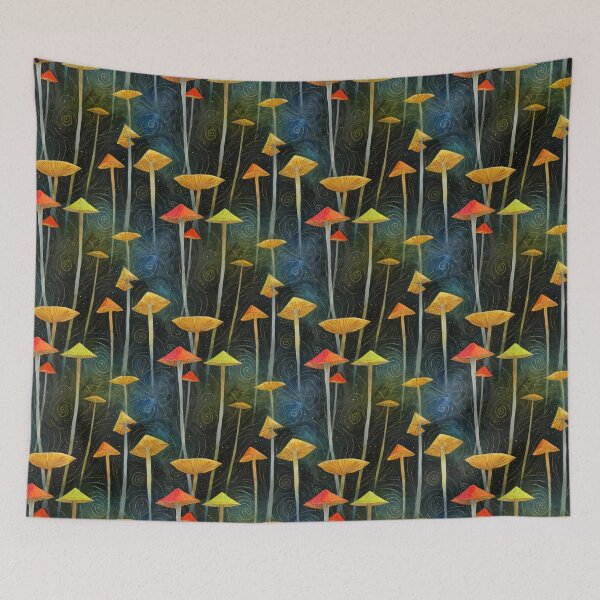 Item preview, Hypnotic Fungi Tiles designed and sold by mi-kam.