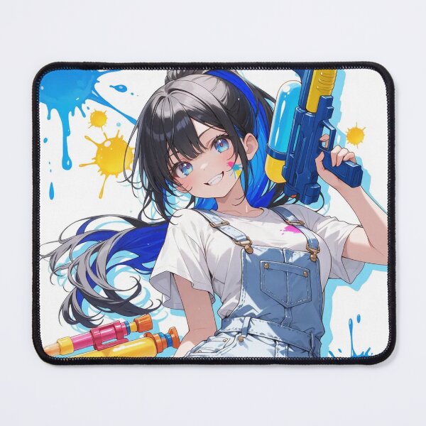 Item preview, Splash Battle Girl – Colorful Summer Anime Art designed and sold by KAWAII ART BOX.