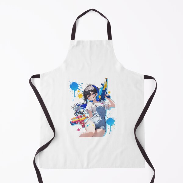 Item preview, Splash Battle Girl – Colorful Summer Anime Art designed and sold by KAWAII ART BOX.