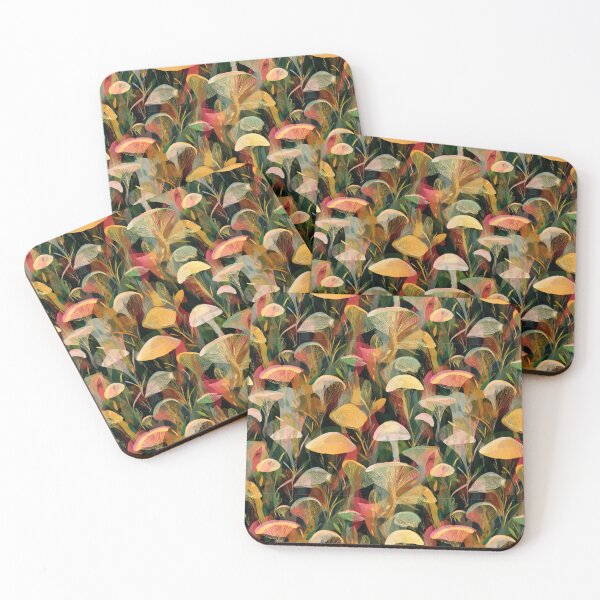 Item preview, Hypnotic Fungi Tiles designed and sold by mi-kam.