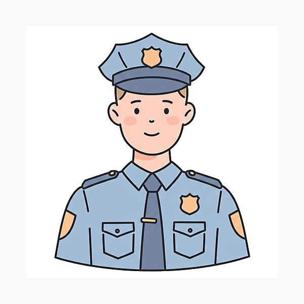 Item preview, Policeman designed and sold by ZapStixDesigns.