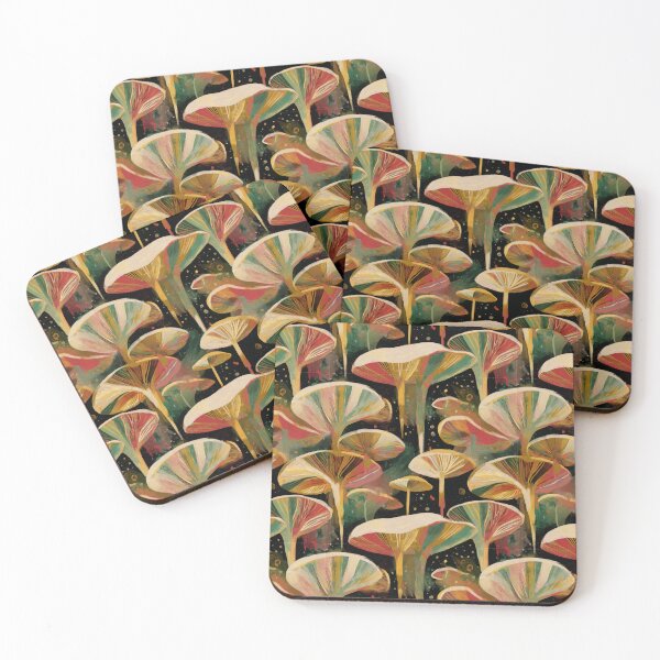 Item preview, Hypnotic Fungi Tiles designed and sold by mi-kam.
