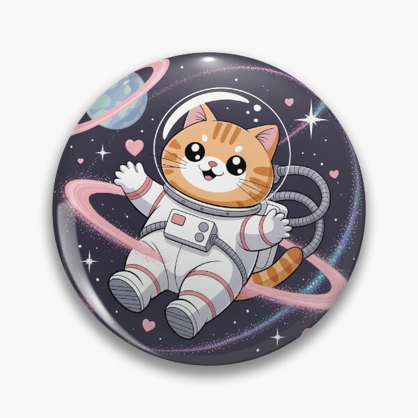 Item preview, Space Explorer Cat – Kawaii Astronaut Adventure designed and sold by FashionCanvas23.