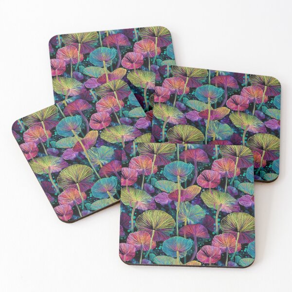 Item preview, Hypnotic Fungi Tiles designed and sold by mi-kam.