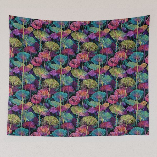 Item preview, Hypnotic Fungi Tiles designed and sold by mi-kam.