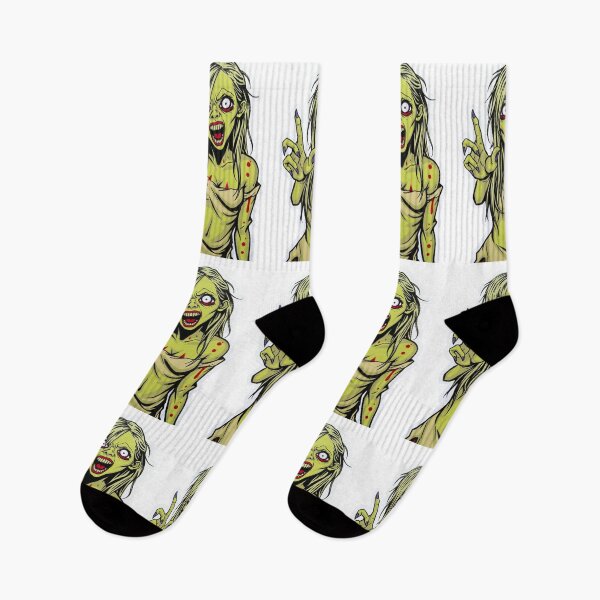 Item preview, Zombie Girl |Creepy Cute Zombie Art |Pointing Zombie designed and sold by Mido-artister.