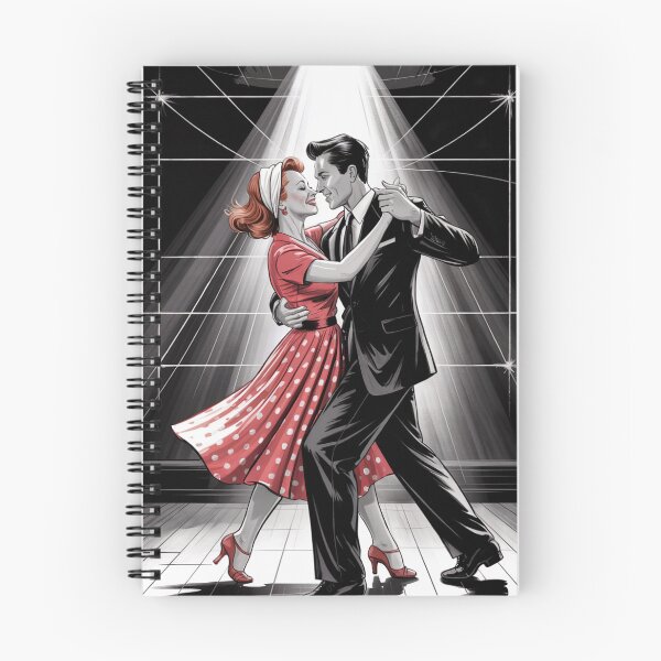 Item preview, Retro Jive Dance Couple designed and sold by ShadowAndSlate.