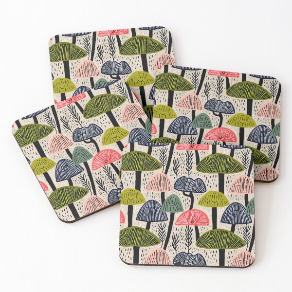 Item preview, Hypnotic Fungi Tiles designed and sold by mi-kam.