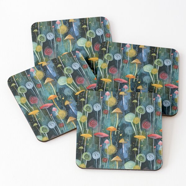 Item preview, Hypnotic Fungi Tiles designed and sold by mi-kam.
