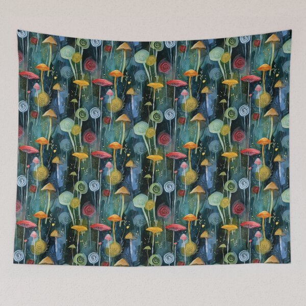 Item preview, Hypnotic Fungi Tiles designed and sold by mi-kam.