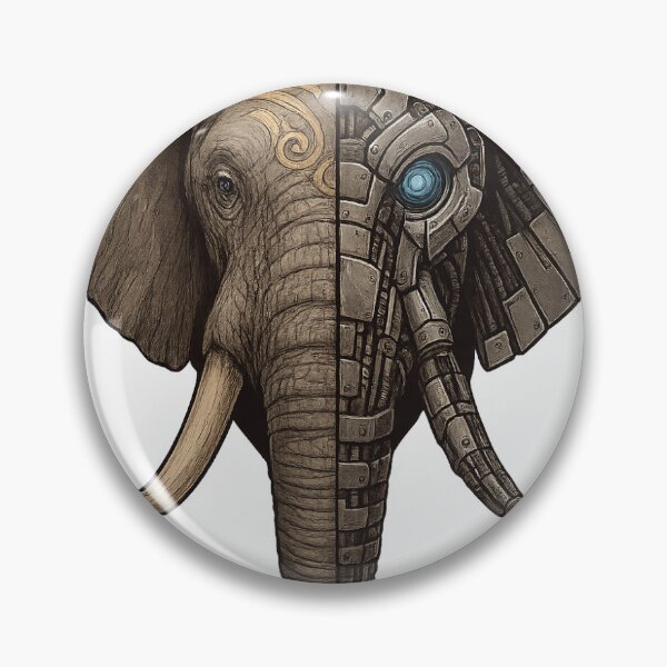 Item preview, Thai Steampunk Elephant Head – Fusion of Tradition and Machinery designed and sold by shikuldo7.