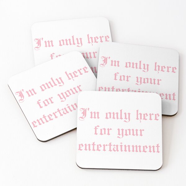 Item preview, The Last Dinner Party I'm only here for your entertainment - pink designed and sold by incloudines.