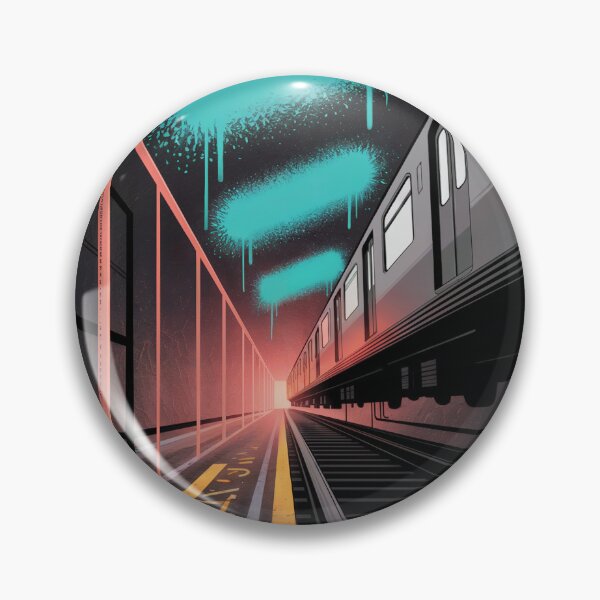 Item preview, Subway Ascent Graffiti Train designed and sold by ShadowAndSlate.