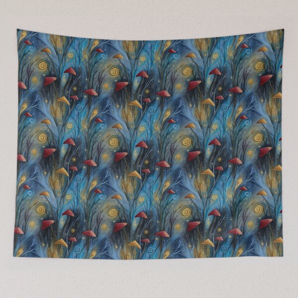 Item preview, Hypnotic Fungi Tiles designed and sold by mi-kam.