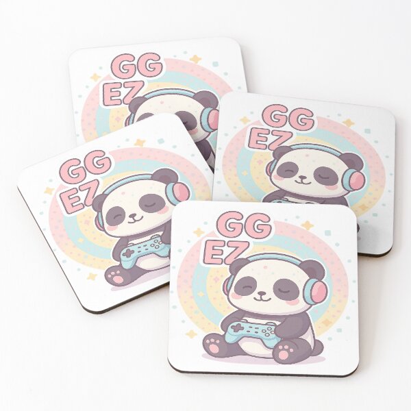 Item preview, Gaming Panda – “GG EZ” designed and sold by CappieLab.