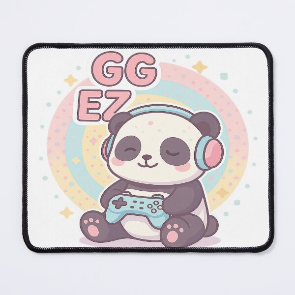 Item preview, Gaming Panda – “GG EZ” designed and sold by CappieLab.