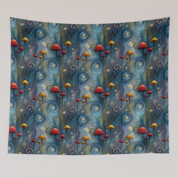 Item preview, Hypnotic Fungi Tiles designed and sold by mi-kam.
