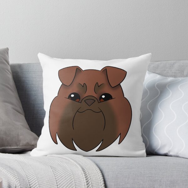 Item preview, Brown Brussels Griffon Dark Brown Snout Brows designed and sold by OliRoseArt.