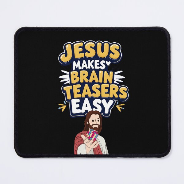 Item preview, Jesus Makes Brain Teasers Easy Shirt designed and sold by OrtegaGrace.