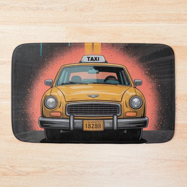 Item preview, NYC Yellow Cab Front View designed and sold by ShadowAndSlate.