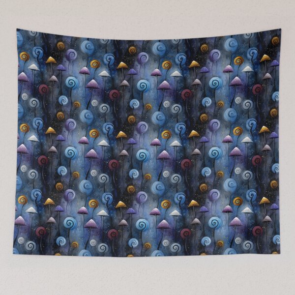 Item preview, Hypnotic Fungi Tiles designed and sold by mi-kam.
