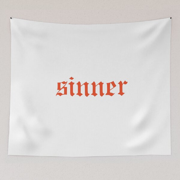 Item preview, The Last Dinner Party Sinner - red text designed and sold by incloudines.