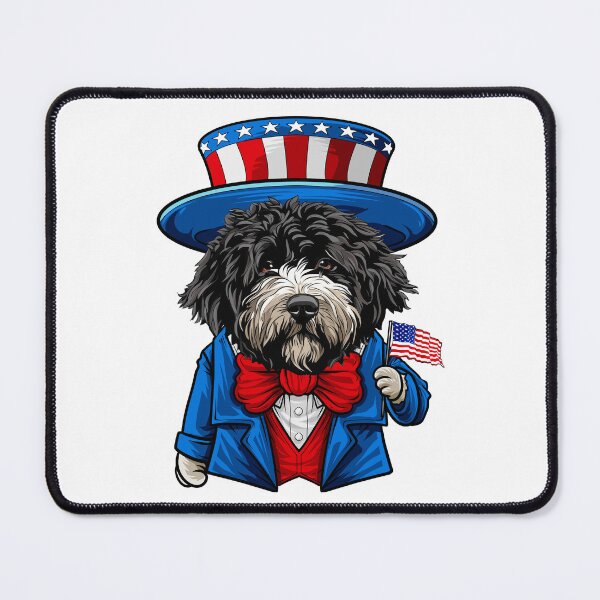 Item preview, Portuguese Water Dog 4th of July designed and sold by whyitsme.