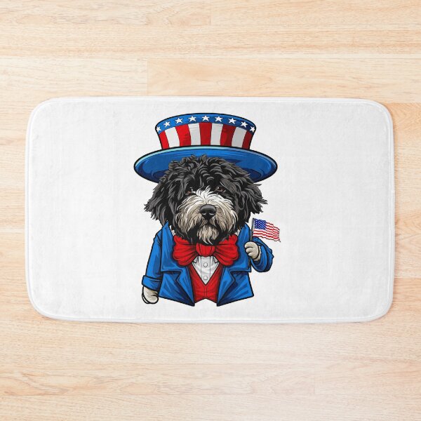 Item preview, Portuguese Water Dog 4th of July designed and sold by whyitsme.