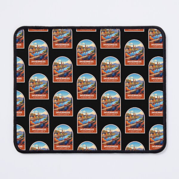 Item preview, Inverness Scotland Retro Travel Sticker designed and sold by TulipaGraphics.