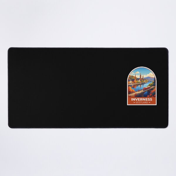 Item preview, Inverness Scotland Retro Travel Sticker designed and sold by TulipaGraphics.