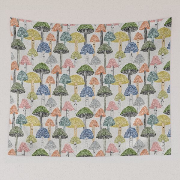 Item preview, Hypnotic Fungi Tiles designed and sold by mi-kam.