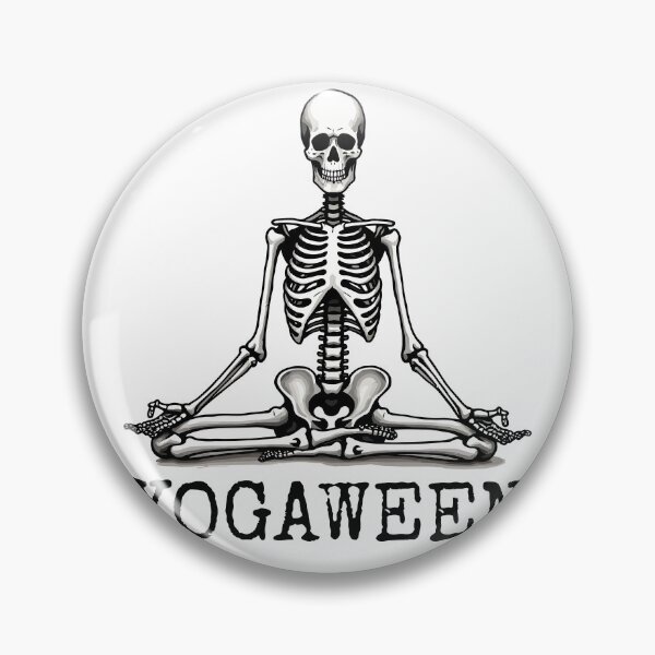 Item preview, YogaWeen – Spooky Skeleton Yoga Halloween Desig designed and sold by myConceptArt.