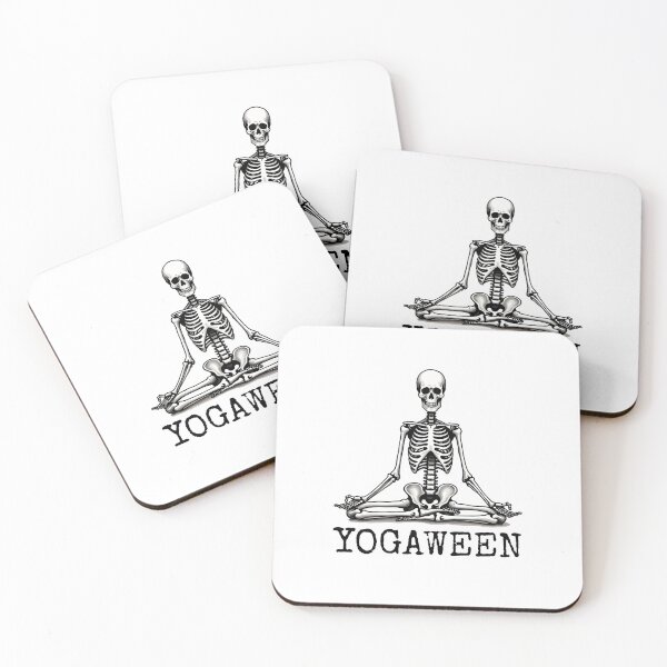 Item preview, YogaWeen – Spooky Skeleton Yoga Halloween Desig designed and sold by myConceptArt.