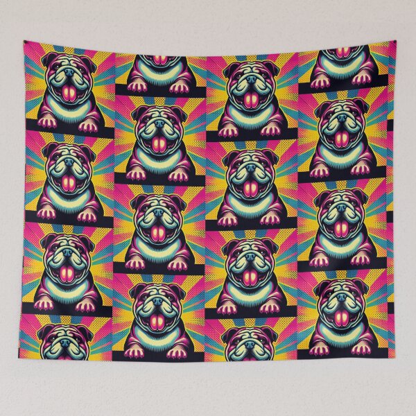 Item preview, Perro buldog lindo y colorido designed and sold by Dogandesighn.