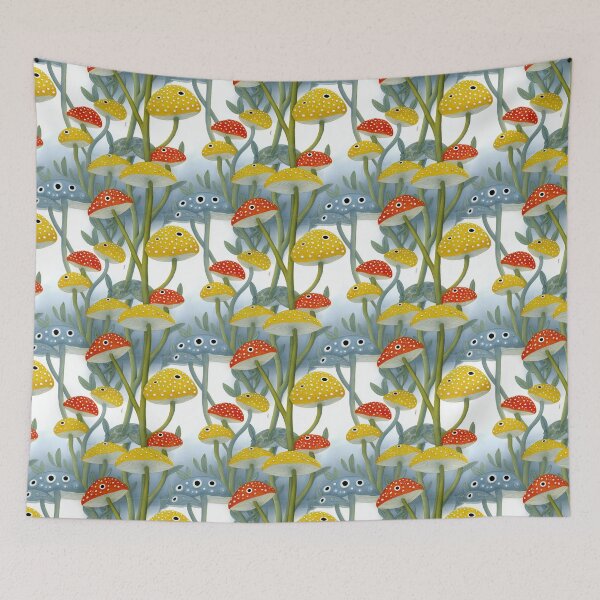 Item preview, Hypnotic Fungi Tiles designed and sold by mi-kam.