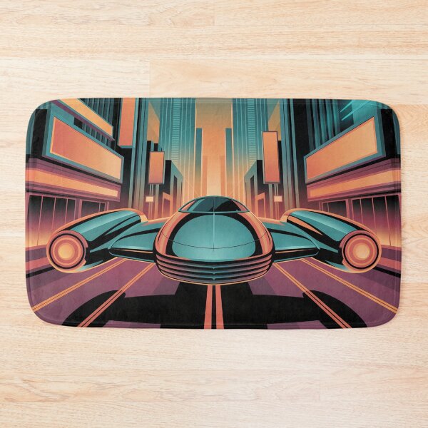 Item preview, Neo Metropolis Retro Future City designed and sold by ShadowAndSlate.