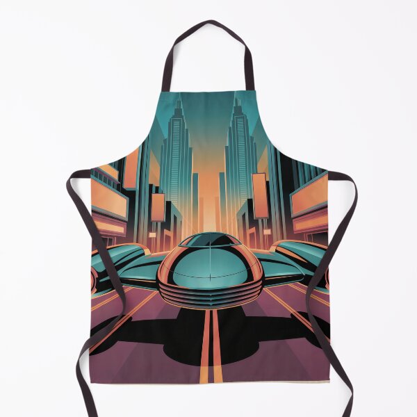 Item preview, Neo Metropolis Retro Future City designed and sold by ShadowAndSlate.
