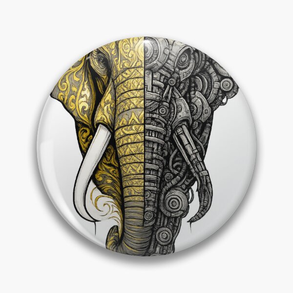 Item preview, Cyber Elephant Fusion – Half Organic, Half Machine designed and sold by shikuldo7.