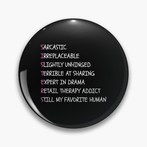 Item preview, SISTERS - Funny sister quotes designed and sold by mimiscreativity.
