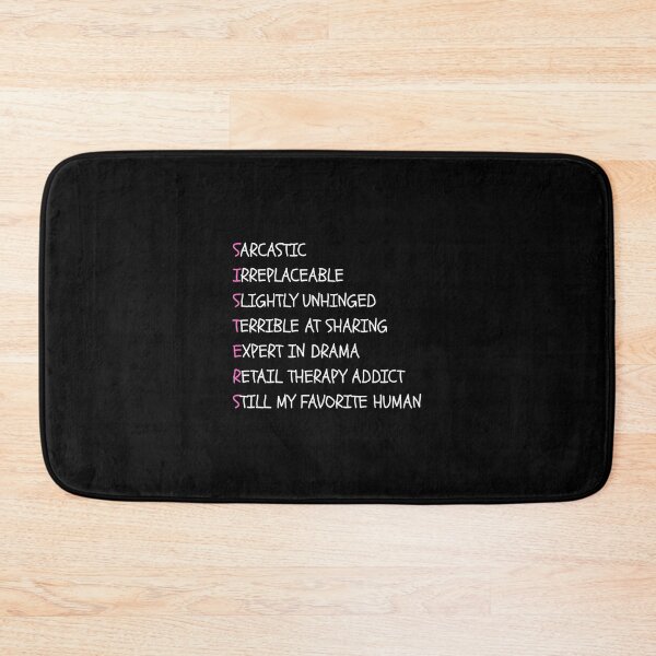 Item preview, SISTERS - Funny sister quotes designed and sold by mimiscreativity.