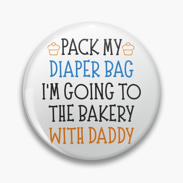 Item preview, Bakery Chef Dad Funny Baby Saying designed and sold by CuteLovelyDesigns.