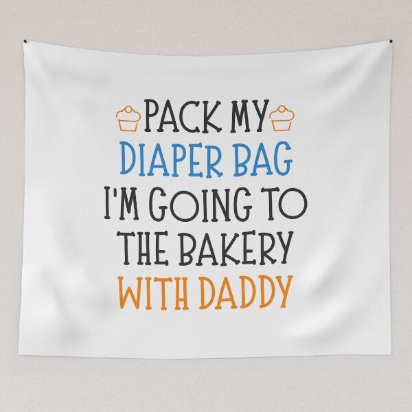 Item preview, Bakery Chef Dad Funny Baby Saying designed and sold by CuteLovelyDesigns.