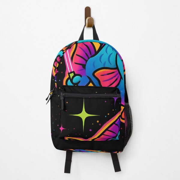 Item preview, Rave Parrot Fish – Neon Underwater Party Vibes designed and sold by JaroPrints.