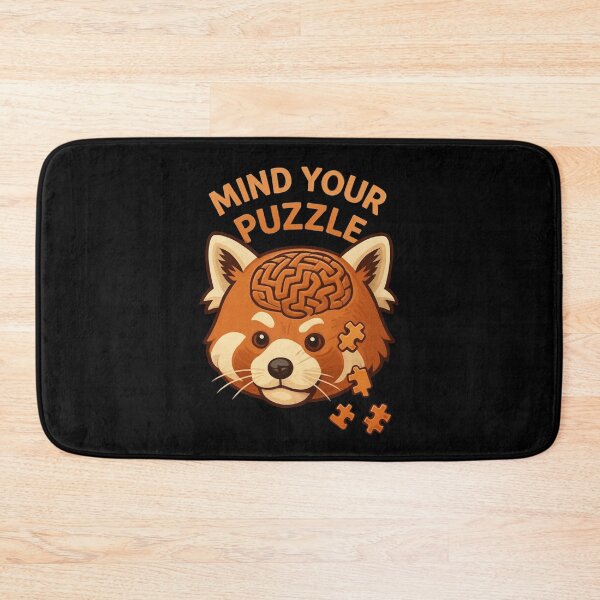 Item preview, Mind your puzzle red panda designed and sold by YourFavBuddy.