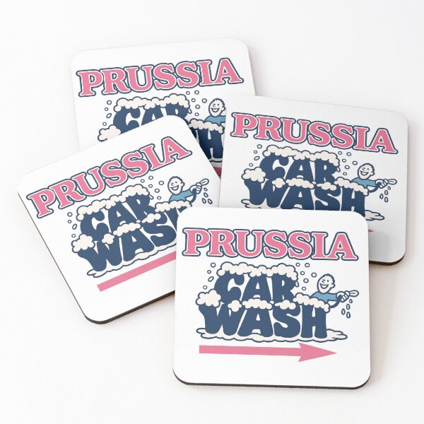 Item preview, PRUSSIA Car Wash Retro Tee designed and sold by Sure-Look.