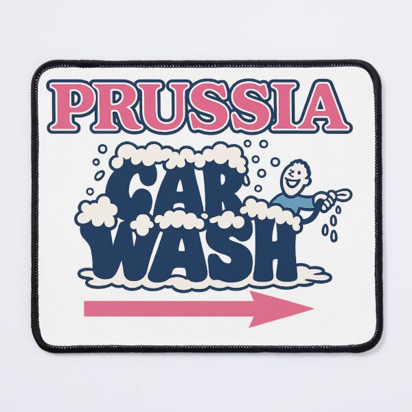 Item preview, PRUSSIA Car Wash Retro Tee designed and sold by Sure-Look.