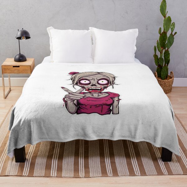 Item preview, Zombie Girl |Creepy Cute Zombie Art |Pointing Zombie v2 designed and sold by Mido-artister.