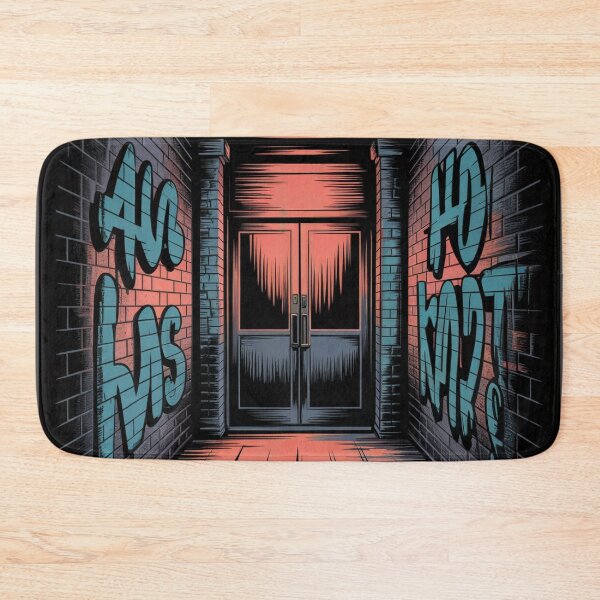 Item preview, Gritty Urban Alleyway Door designed and sold by ShadowAndSlate.