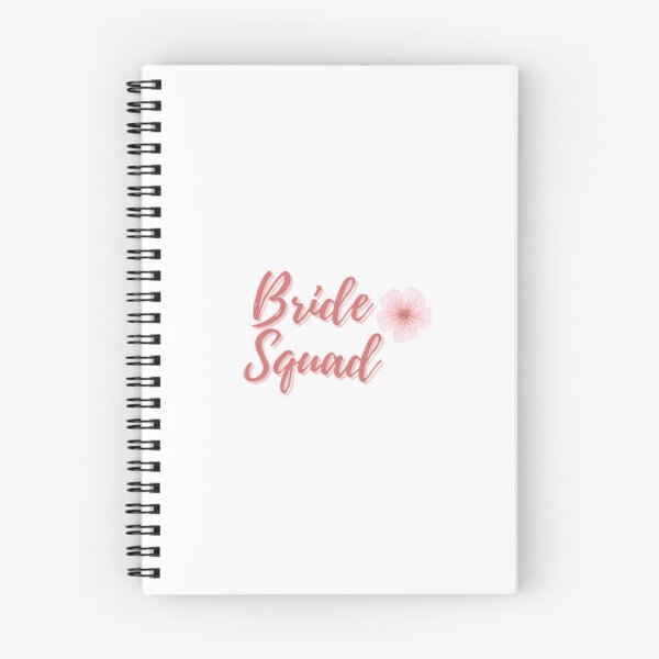 Item preview, Elegant Pink Floral Bride Squad designed and sold by DixieGirlStudio.